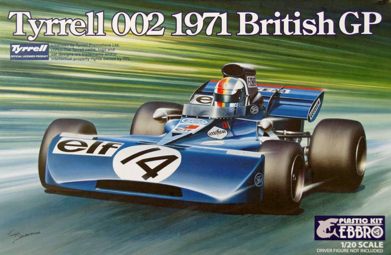 Ebbro 1:20 Tyrrell 002 1971 British GP