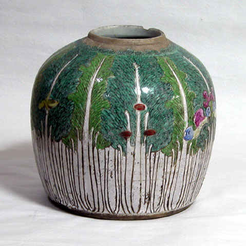 希少 中国 漢時代 漢緑釉 銀化小壺 壺 共箱付 土 泥 付き