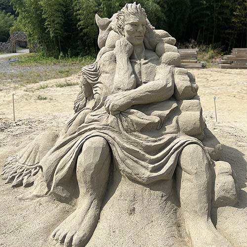 ネイティブアメリカン ナバホ族 木製フレーム 文化的装飾品 砂絵