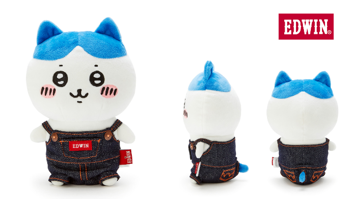 完売品‼️極美品❗️ちいかわ エドウィン EDWINコラボぬいぐるみ三体セット