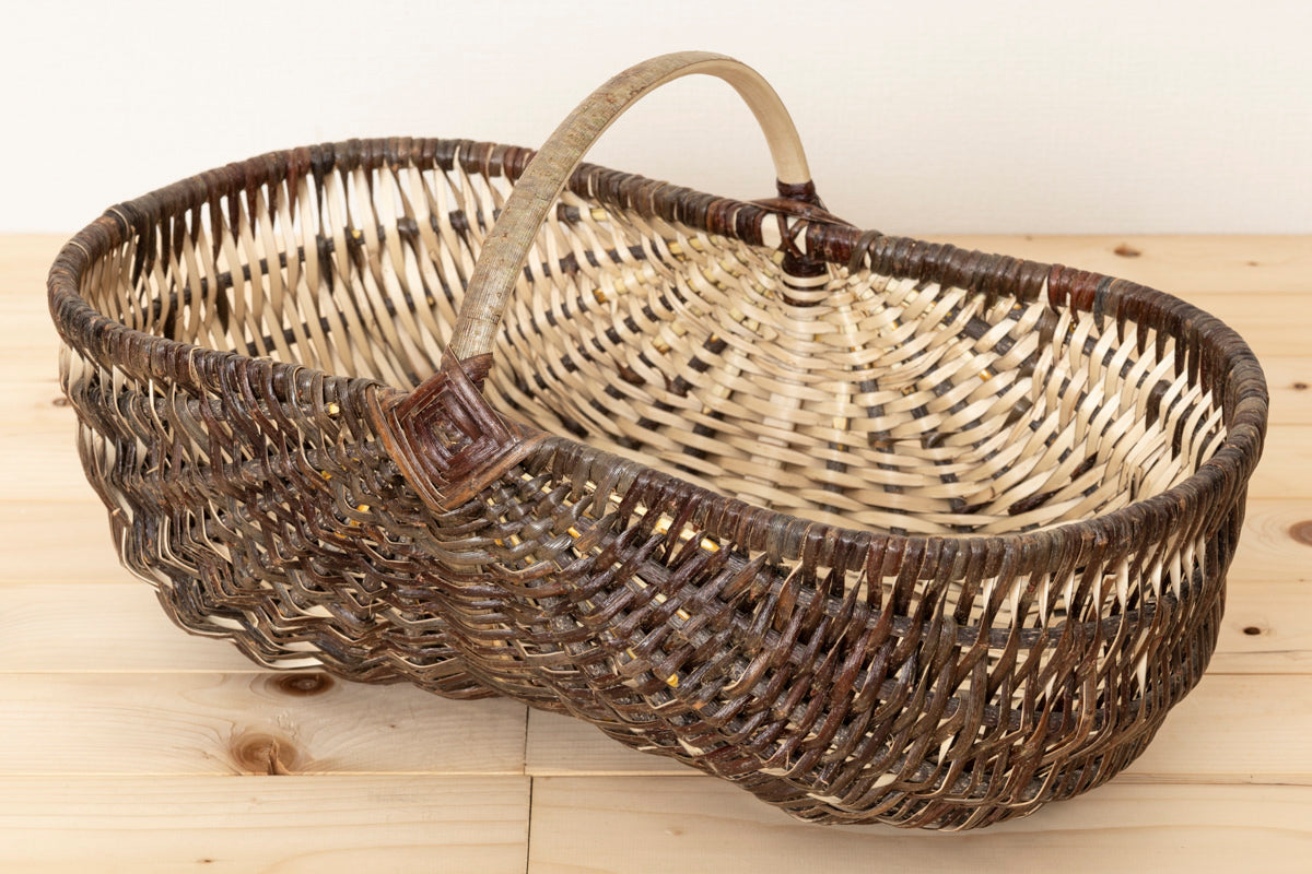 持ち手つきバスケット 買い物や外出に – 市川籠店 | 1basketry
