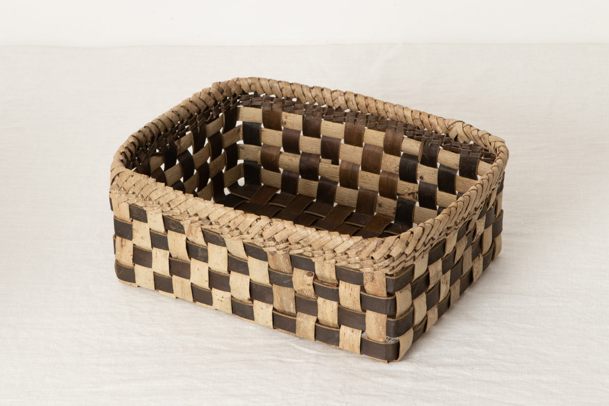 籠バスケット 5種、計8点 多目的籐製?形バスケット持ち手付き15個