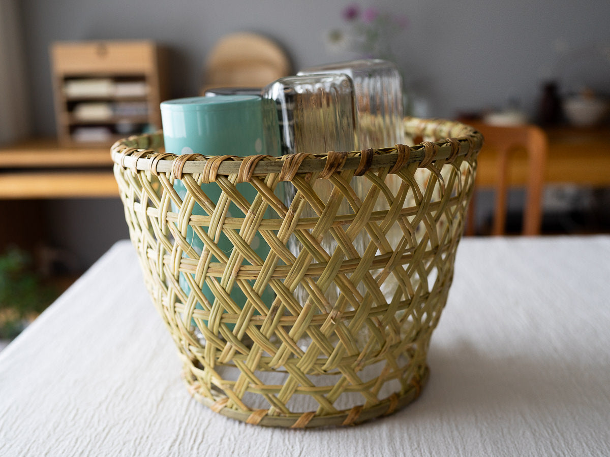 通気性のよい すず竹の椀かご – 市川籠店 | 1basketry