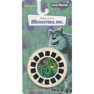Monsters, Inc. - View-Master 3 Reel Set on Card - Unopened - 2001