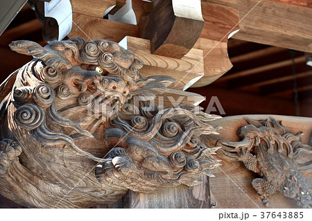 獅子と亀の木製彫刻 獅子と亀の木製彫刻