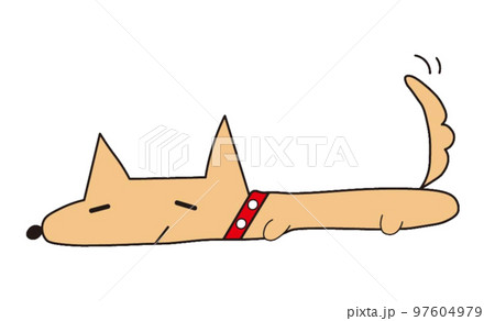 リラックスしている犬