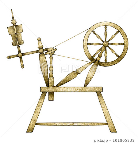 ☆ Rare Vintage Spinning Wheel ・糸車・糸紡ぎ機 ☆