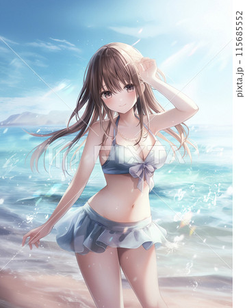 ビキニスタイルの女性イラスト 321ページ目 | ビキニのイラスト素材