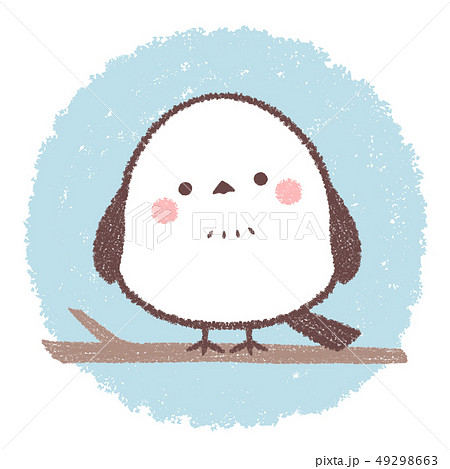 シマエナガの絵