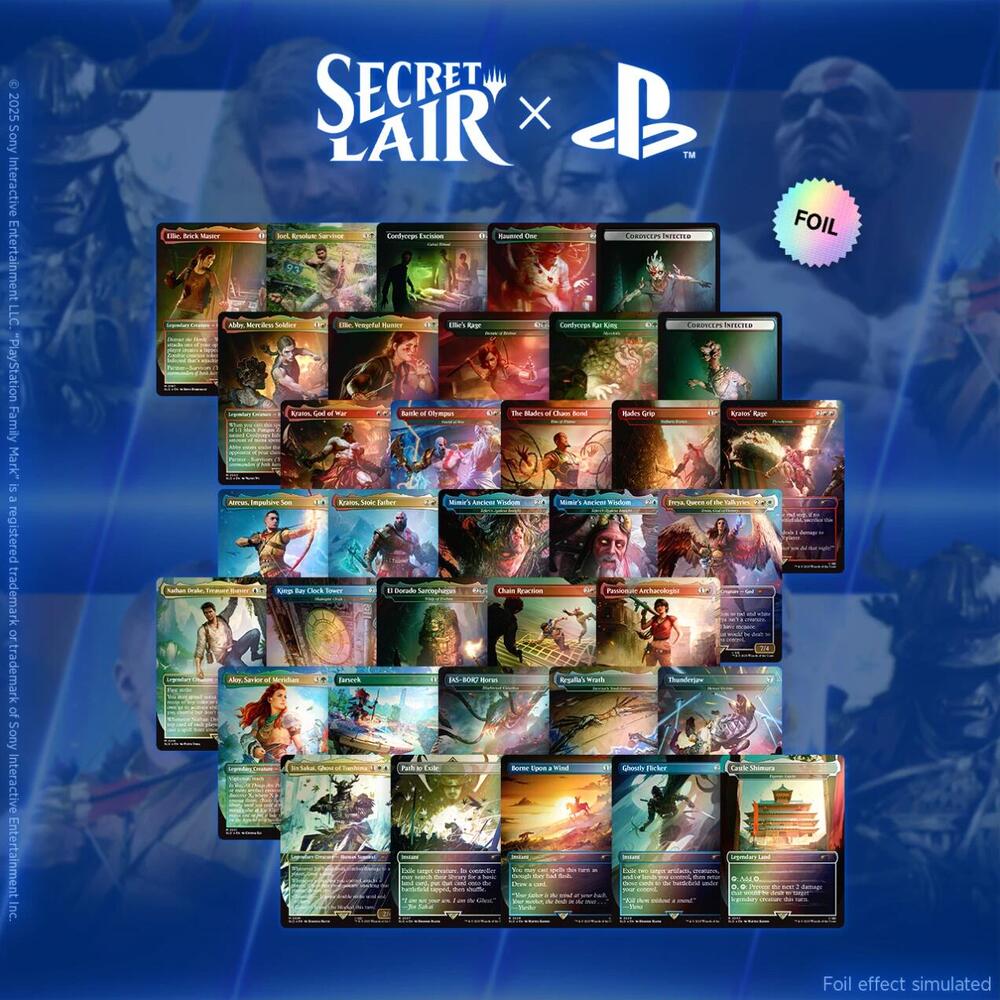 Secret Lair PlayStation 8種セット Secret Lair PlayStation 8種