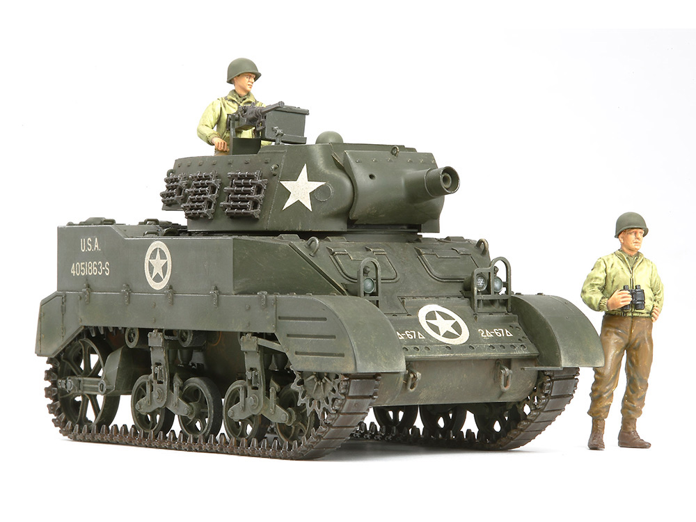 1/35 アメリカ自走榴弾砲M8 出撃待機セット（人形3体付き）: スケール