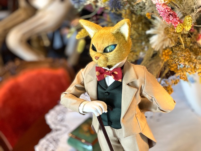 耳をすませば バロン ルイーゼ オルゴール フィギュア 置物 猫の恩返し