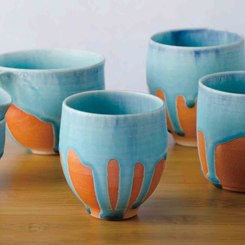 京焼・清水焼/HiBiKi/大日窯/碧彩/5寸皿/Φ15×H3 - テーブルライフストア