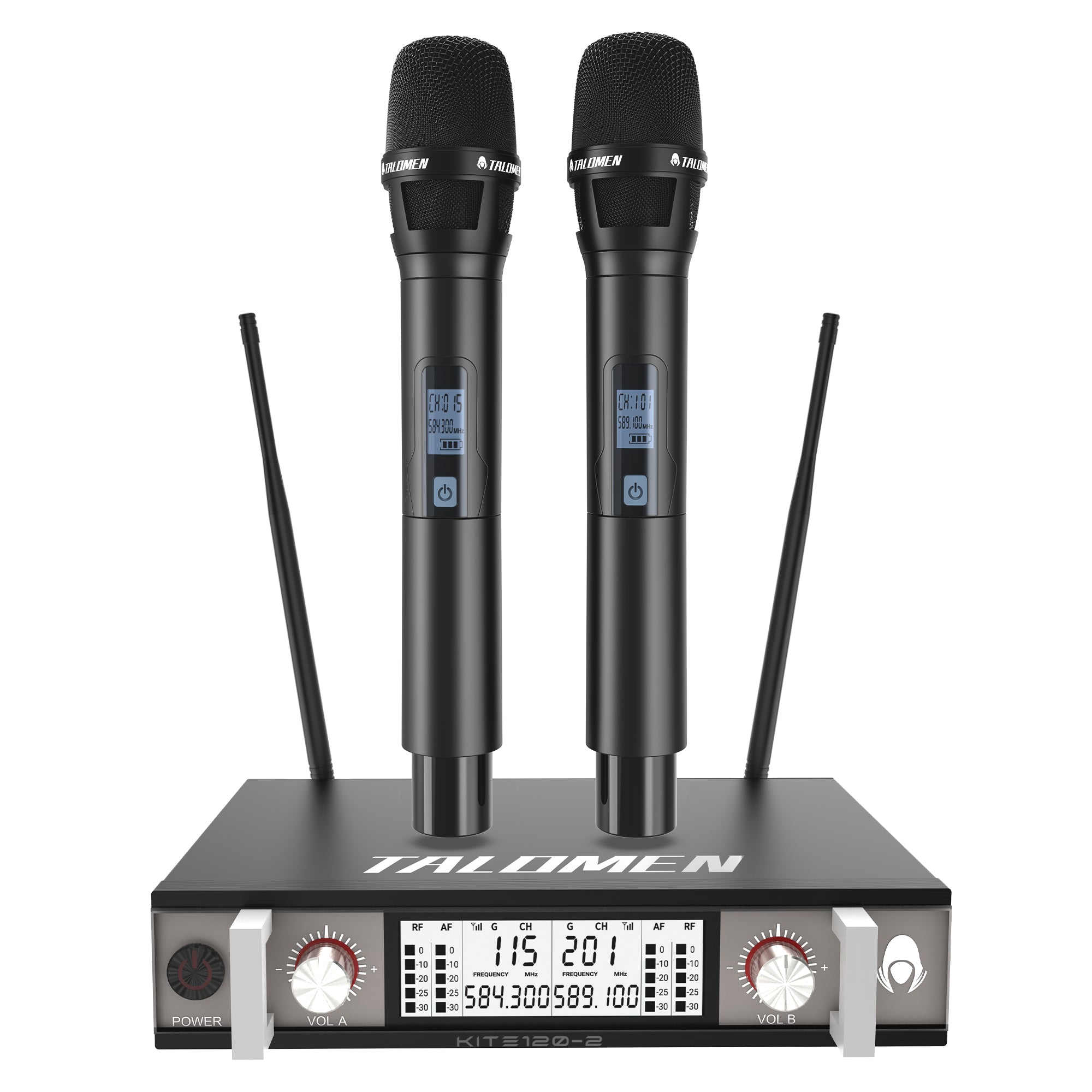 Talomen K120 プロフェッショナル UHF ワイヤレスマイクシステム