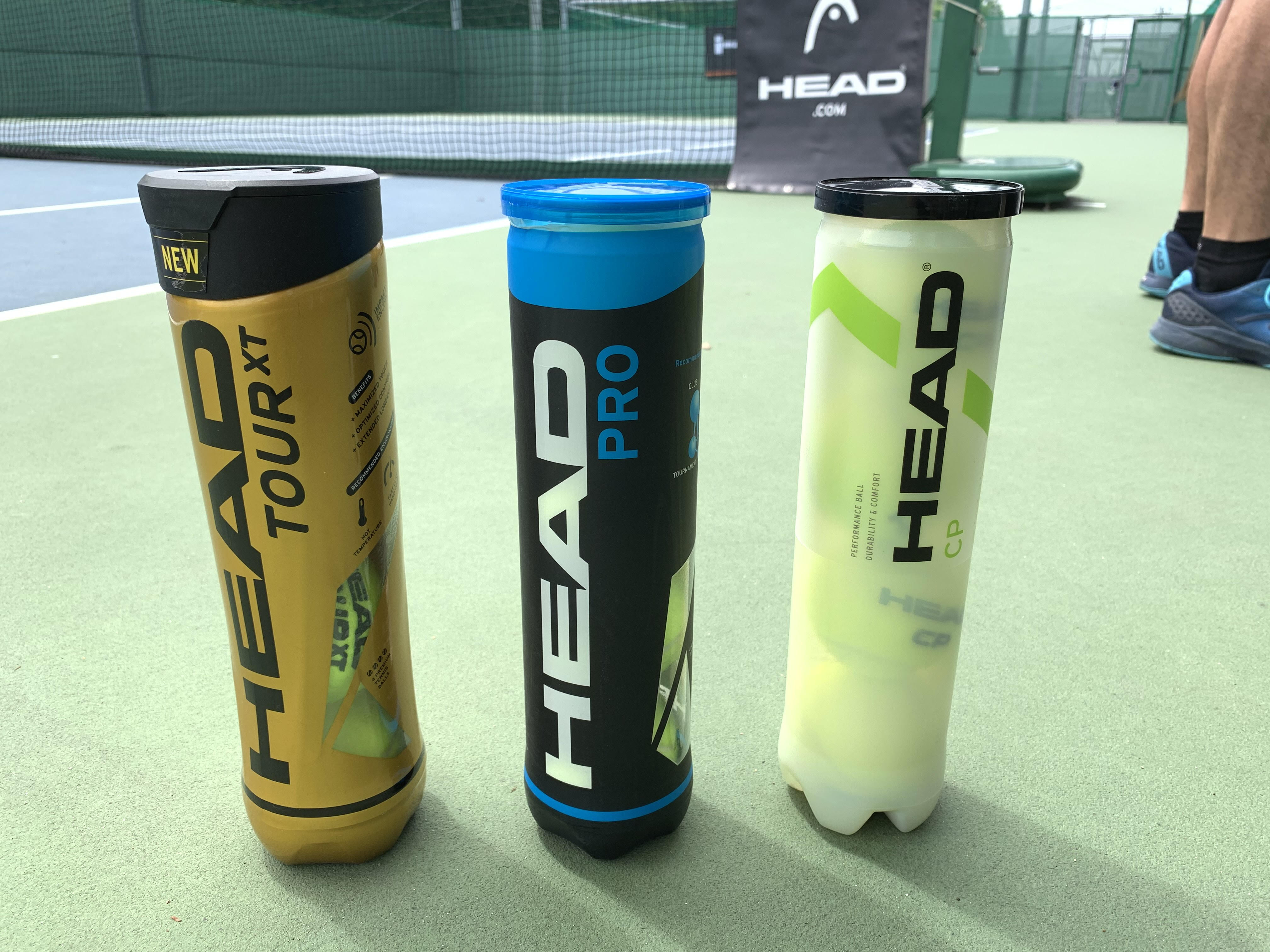 HEAD】のボール「TOUR XT」「PRO」「CP」3機種打ち比べインプレ