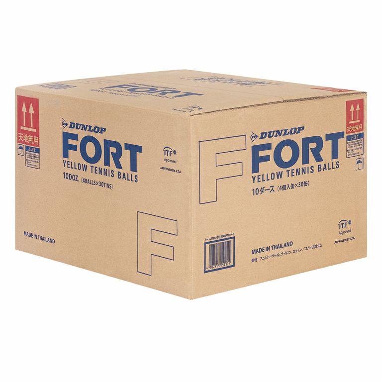 ダンロップ FORT フォート 4球×30缶(120球) DUNLOP