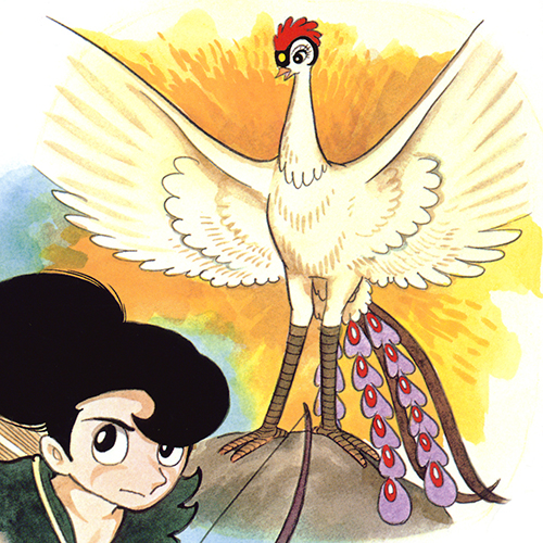 イラスト アートボード メタライズアート 火の鳥 手塚治虫 火の鳥