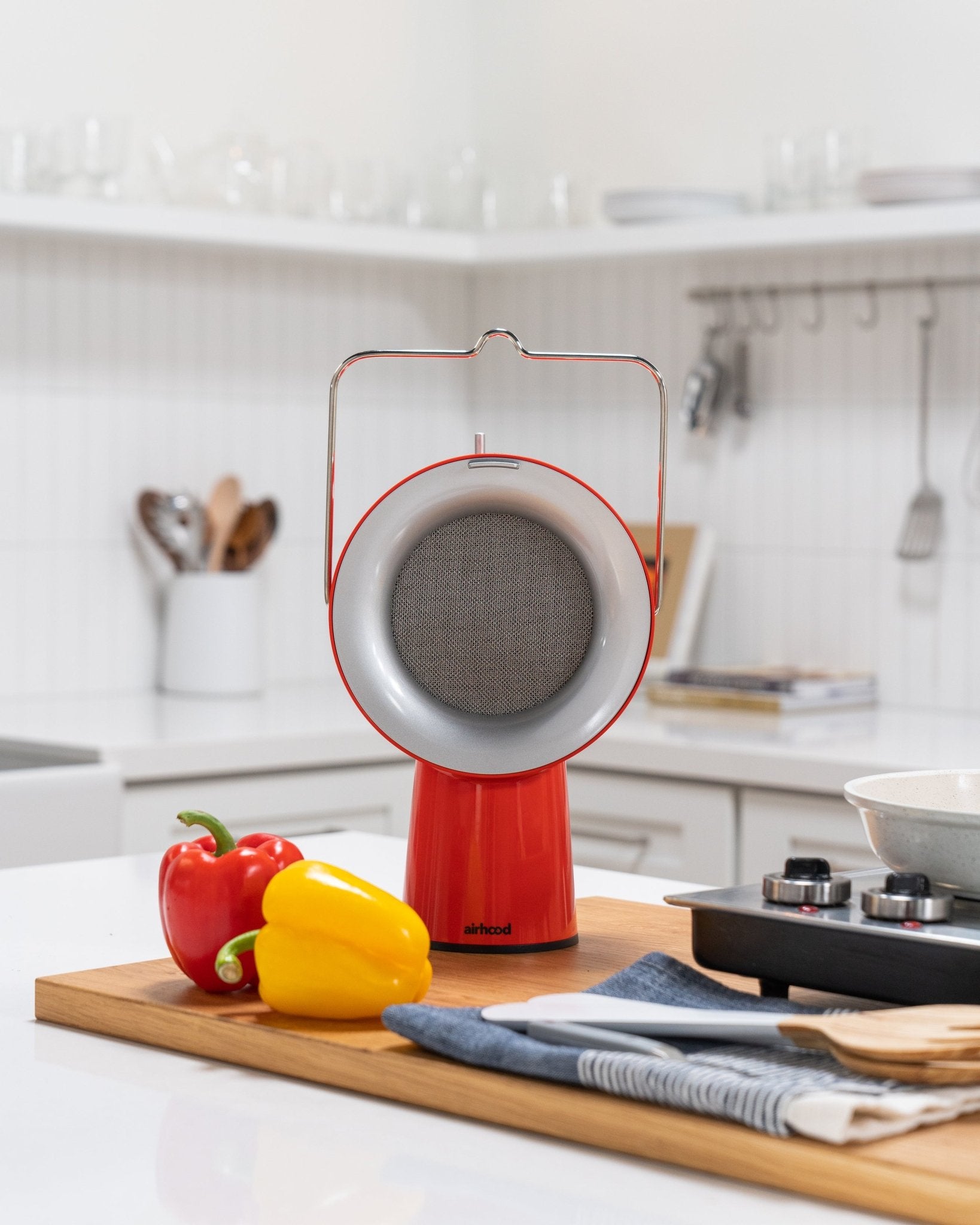 AirHood®| エアフード カドミウムオレンジ 有線タイプ【おうち焼肉に