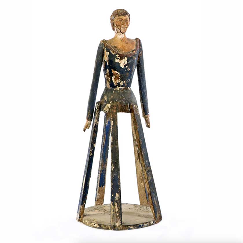 サントスドール アンティーク French Antique Santos Cage Doll - DaVallia