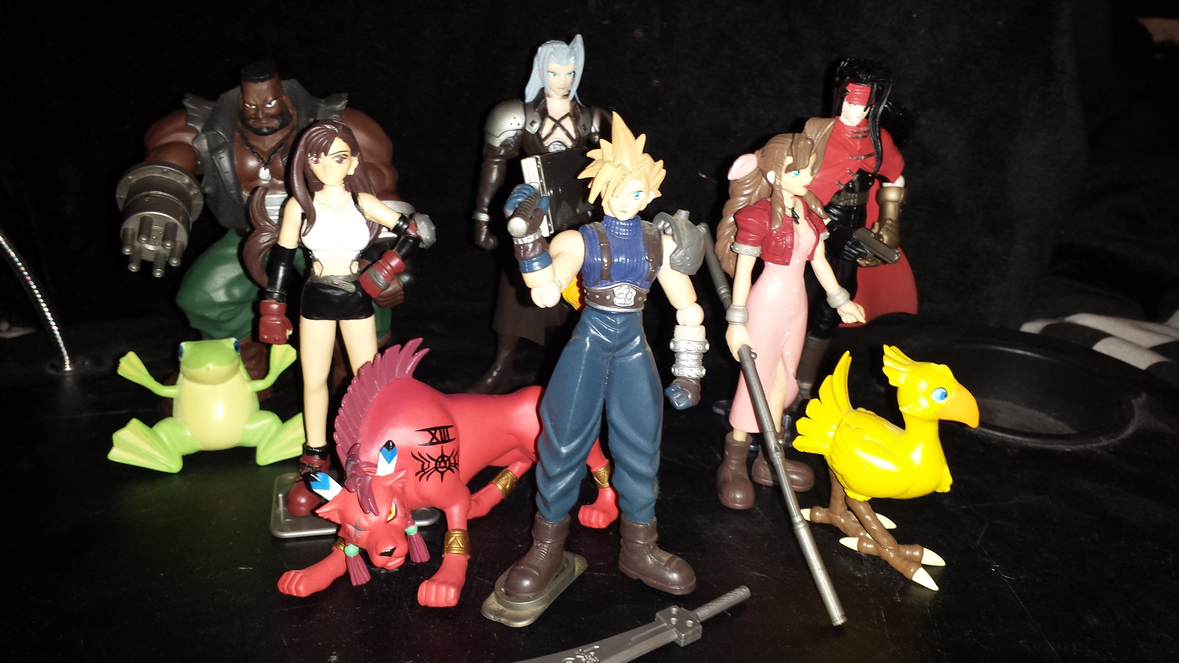 Final Fantasy VII Extra Knights Action Figures, from Bandai, 1997