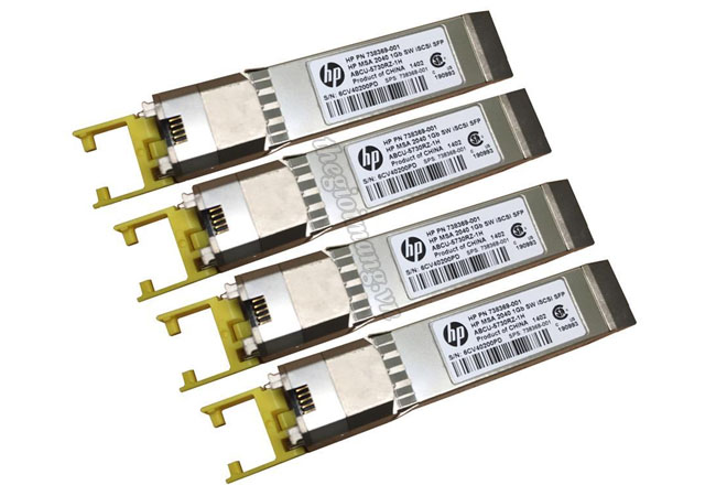 HP MSA 2040 10Gb SW iSCSI SFP 4個セット HP MSA 2040 10Gb SW iSCSI