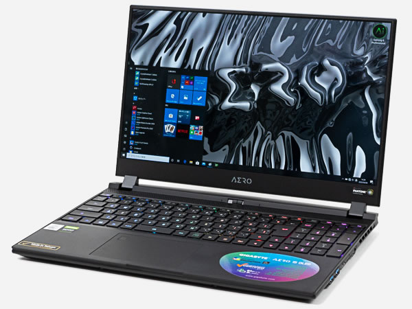GIGABYTE AERO 5 4K有機ELパネル GIGABYTE AERO 5 4K有機ELパネル