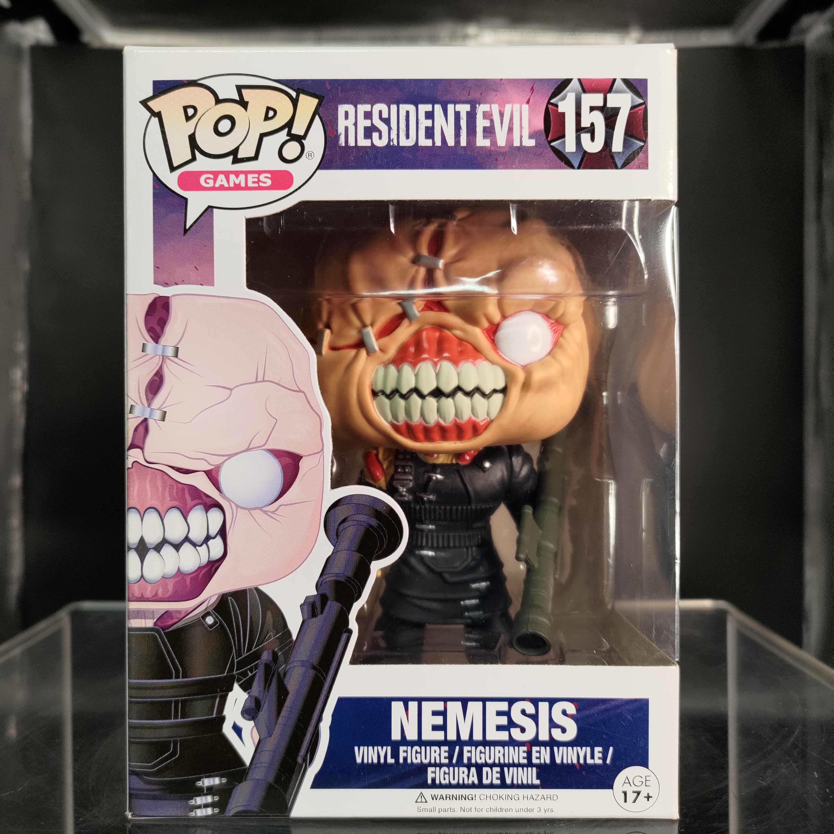 FUNKO POP! Vinyl Games RARE Resident Evil #157 Nemesis [VAULTED