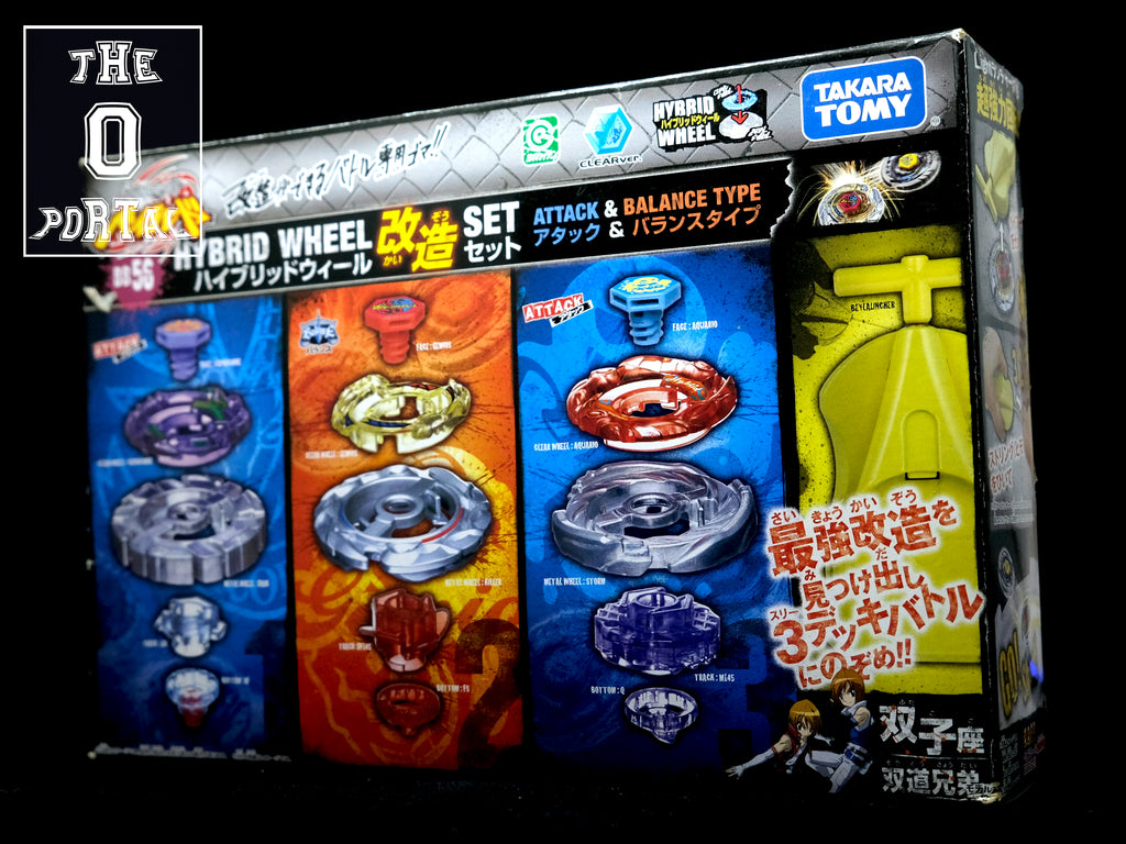 TAKARA TOMY Beyblade BB56 Hybrid Wheel Attack Balance Set Metal