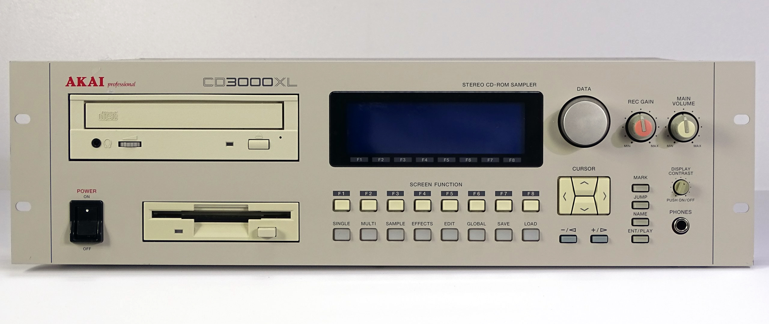 AKAI S3000XL サンプラー CD-RW・ZIPドライブ、取説他 AKAI S3000XL