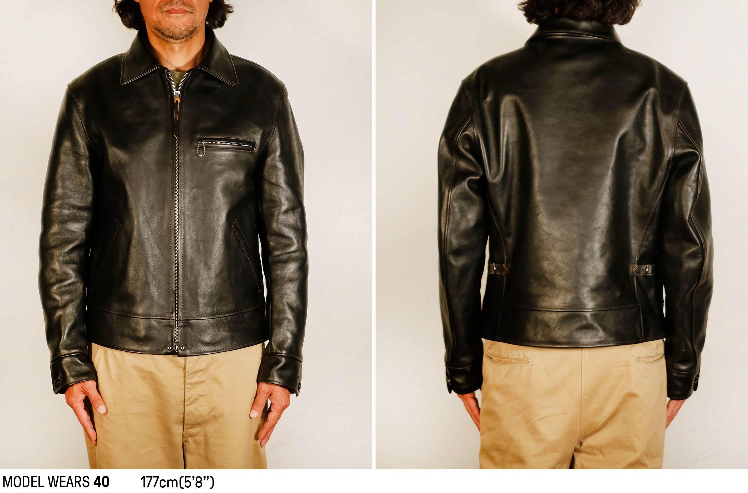30s LEATHER SPORTS JACKET / NELSON – The Real McCoy's
