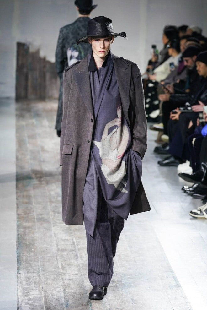 タグ付きYohji Yamamoto 24AW ヘリボーンブルゾン LOOK14 Yohji