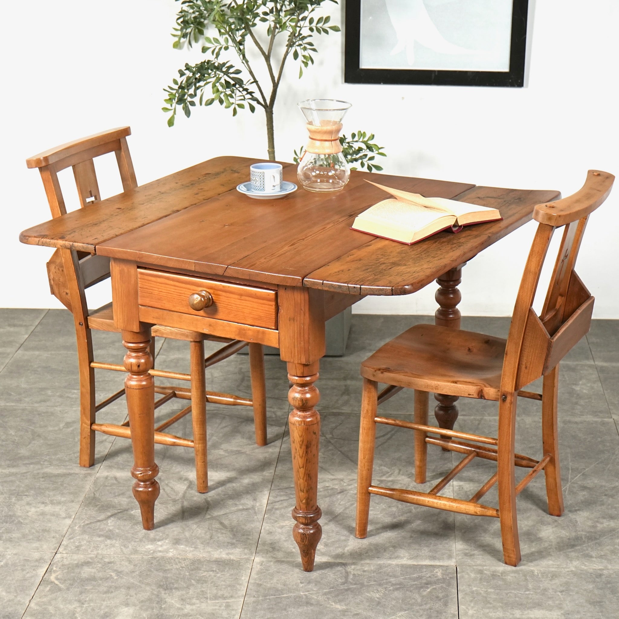 フレンチアンティーク ドロップリーフテーブル – TIME HYPE