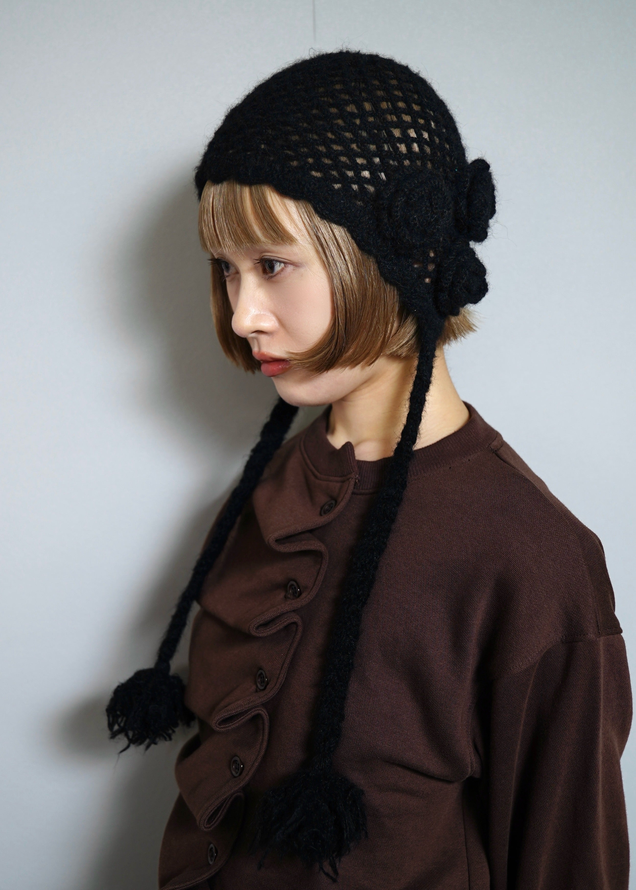 handmade rose beanie – Tie.Me