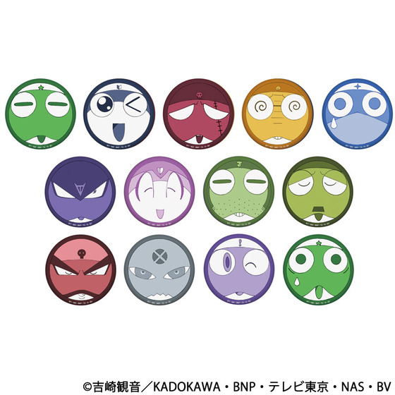 ケロロ軍曹 イケメン侵略大作戦 擬人化 缶バッジ タママ アクスタ