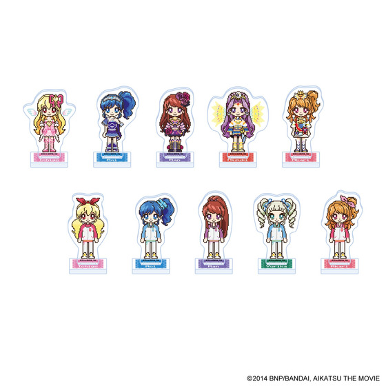 劇場版アイカツ！ どっと！ミニアクリルスタンド ドレス＆ジャージver