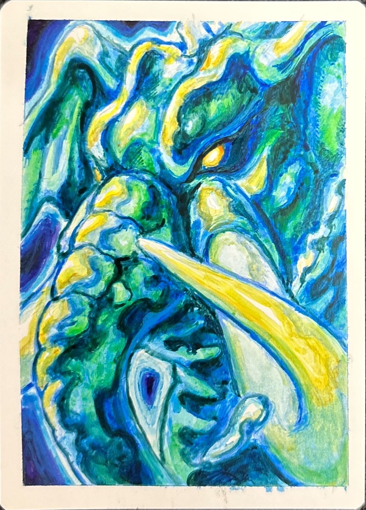 MTG日本画 テフェリーの防御 アーティストプルーフ テフェリーの防御