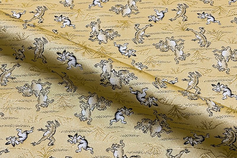 金襴生地販売 鳥獣戯画の金襴生地通販なら都香庵
