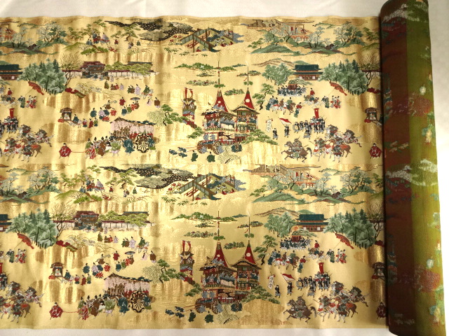 和柄生地通販 都三大祭柄の金襴生地なら都香庵