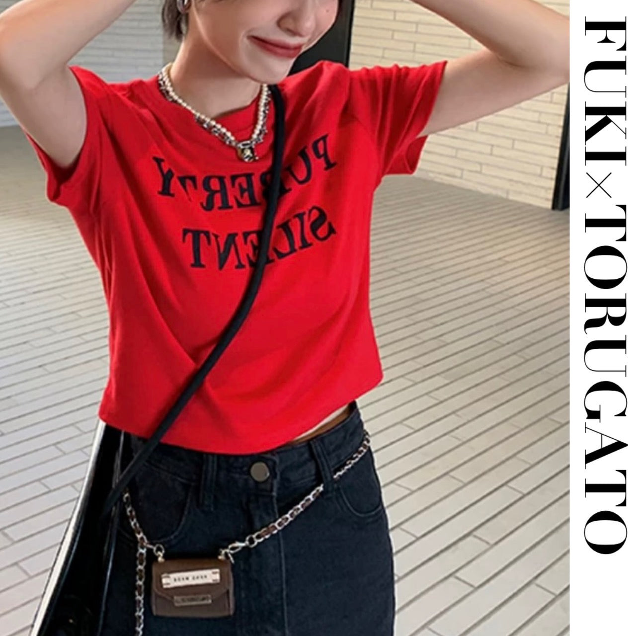 即日発送】レッドアルファベットTシャツ – TORUGATO