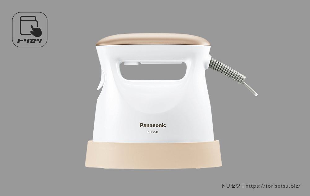 コンパクトで軽い、カンタンきれい。】衣類スチーマー NI-FS540は