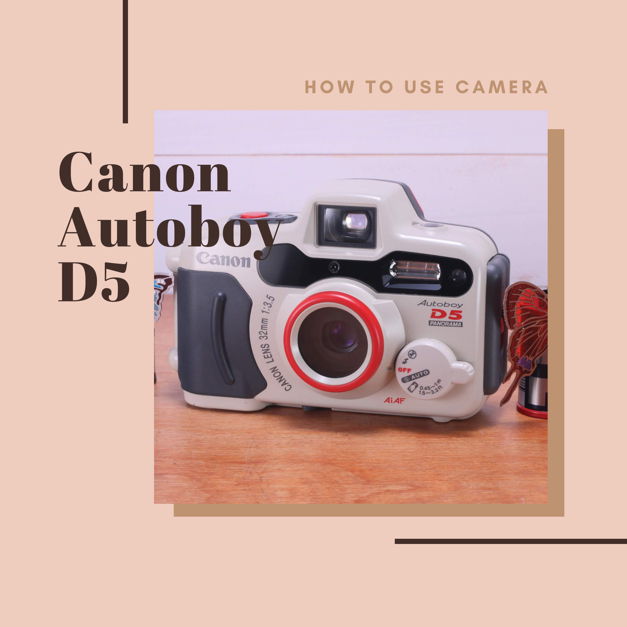 Y3009】 Canon Autoboy D5 キャノン オートボーイ 見た目の良さに惹