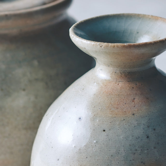 灰釉御本 二合徳利 – TOU