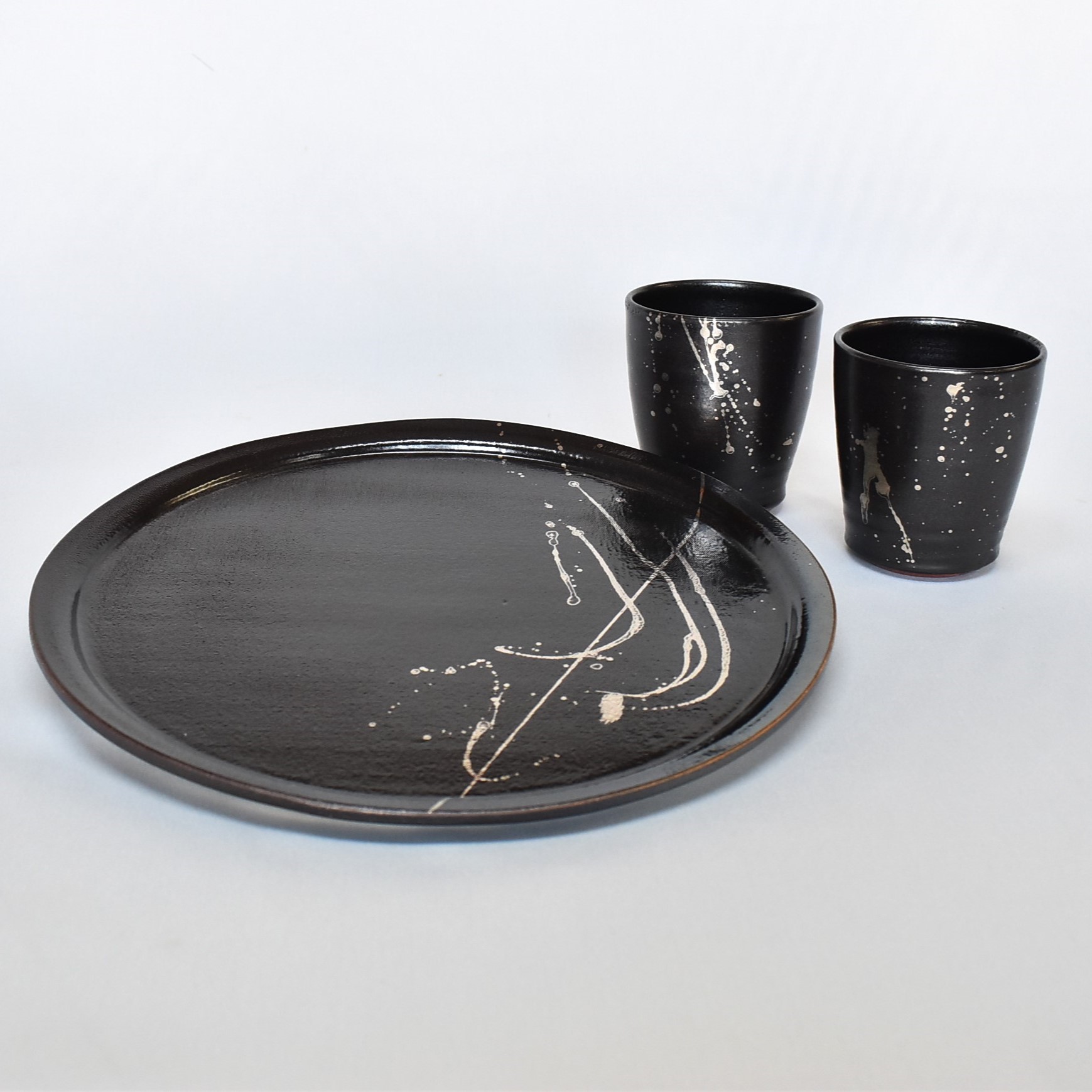 板皿・銘々皿（萩焼）】萩焼窯元陶華山 松尾藻風窯