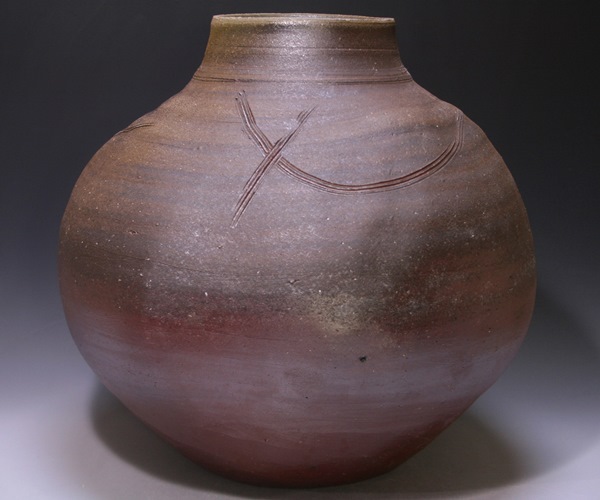 藤原 和 作 「備前線文花器」 ～備前焼専門卸小売店 川口陶楽苑～