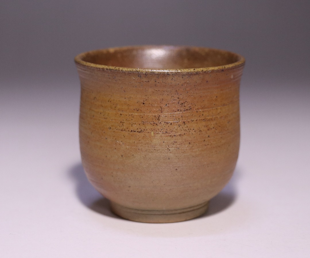 備前焼 重要無形文化財 伊勢崎満 備前徳利 ぐい呑 まとめ 共箱 3996