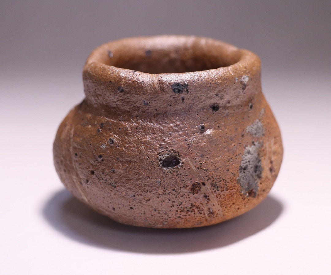 備前焼 湯呑み 髙力芳照作品 備前焼 ぐい呑 「高力 芳照」作 N o36 高力