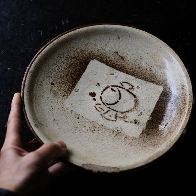 型紙 吹墨 行灯皿 – zakka store towi