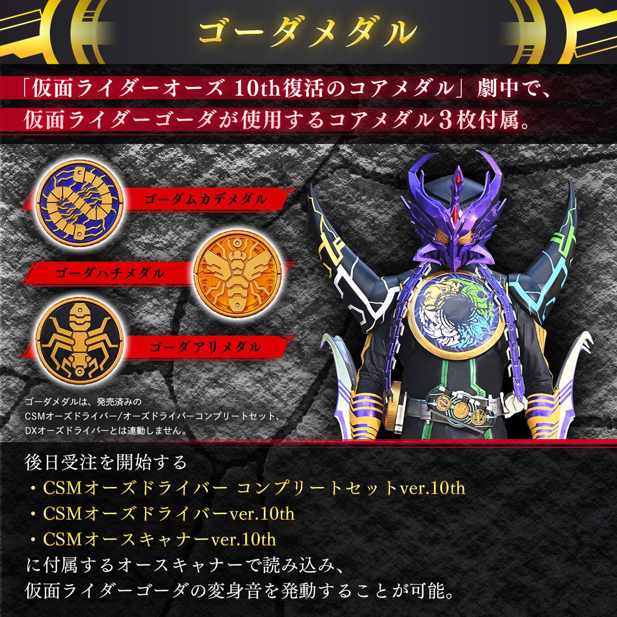 仮面ライダーオーズメダル DX版コンプリートセット 仮面ライダーオーズ