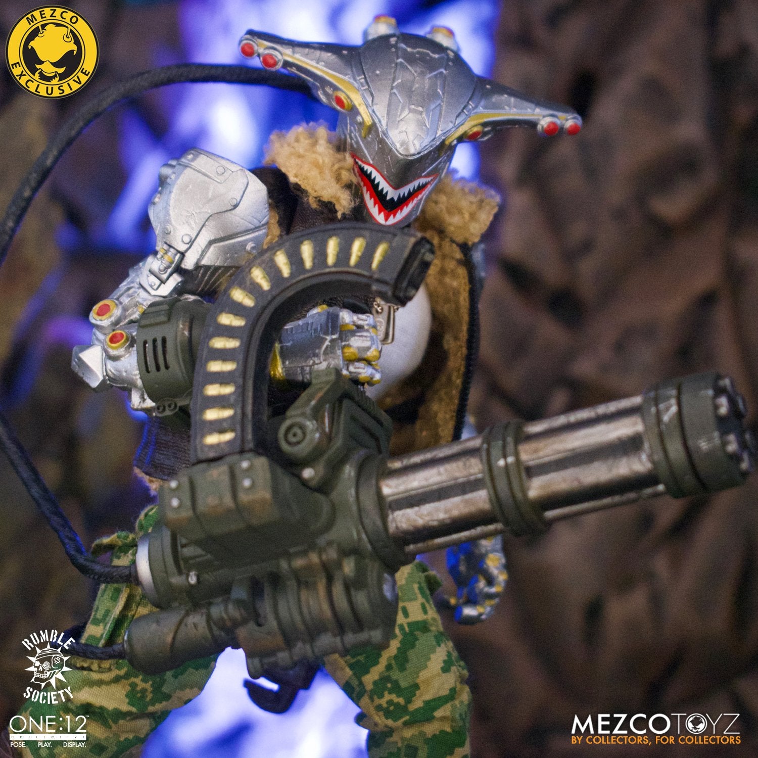 Mezco Toyz ONE:12 Rumble Society Hawk P-40 Action Figure Exclusive