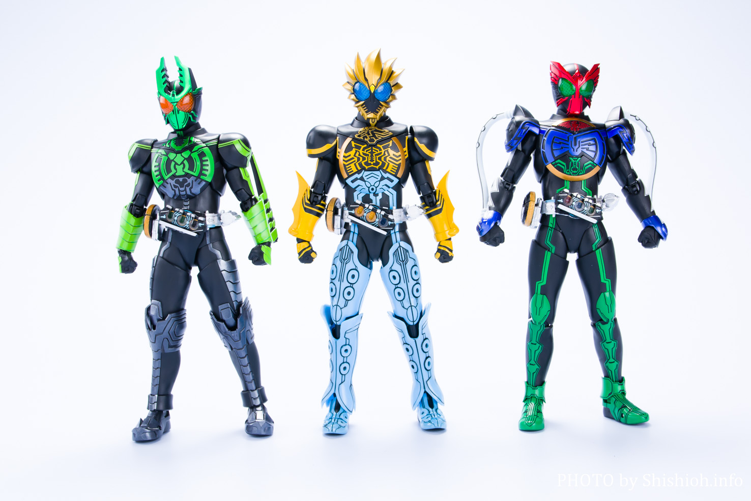 真骨彫 仮面ライダー オーズ タトバ アンク 3種セット ※アンク 腕破損